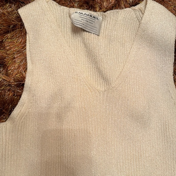 Emmanuel Ungaro ribbed stretch top L - Picture 10 of 11